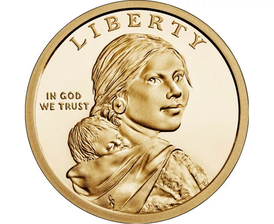 Creatorul alfabetului Cherokee , 1 dolar, SUA, 2017