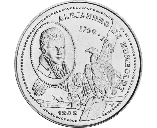  25 centavos, Humboldt, 1989, Cuba