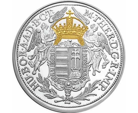 Talerul de argint al Mariei Terezia, replică pl. cu aur şi argint,1780