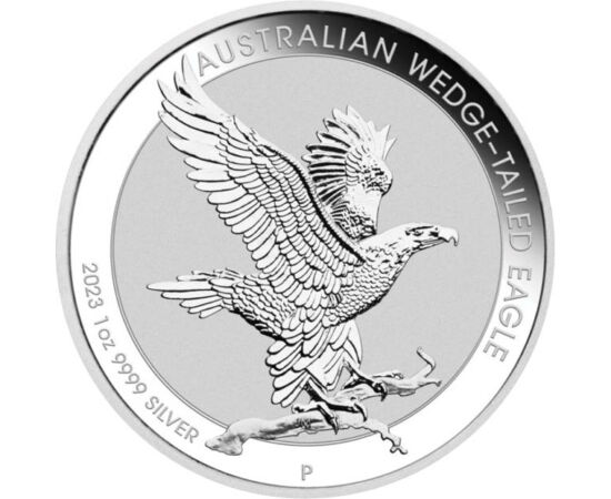 1 dolar, Vulturul cu coadă-pană, , greutate, argint de 999,9/1000, 31,1 g, Australia, 2023
