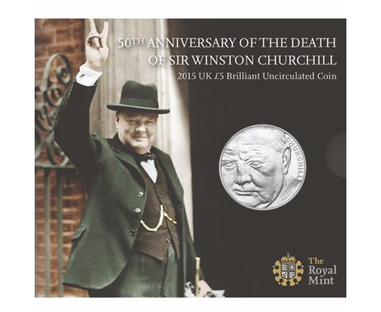  5 lire, Churchill, 2015, Marea Britanie