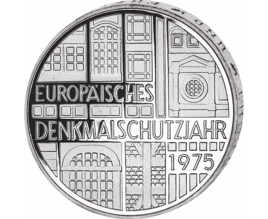 16 x 5 mărci  argint de 625/1000  Germania  1970-1979