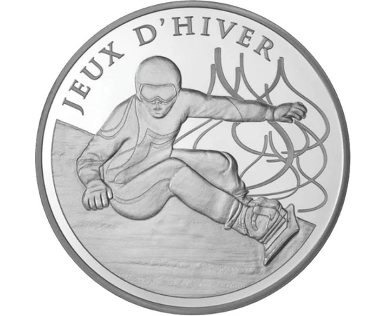  10 euro, Snowboard, Ag, 2013, Franţa