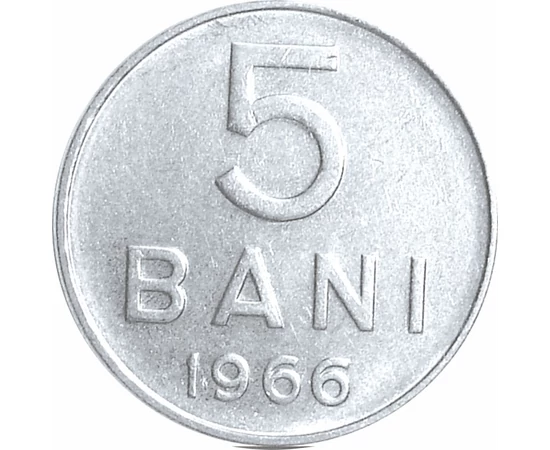  5 bani, Rep. Socialistă, 1966, România