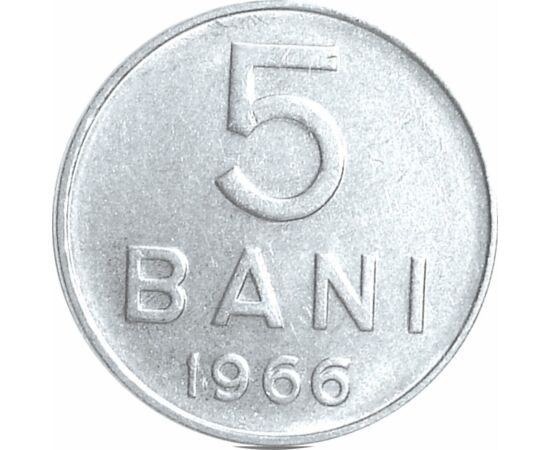  5 bani, Rep. Socialistă, 1966, România