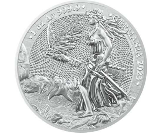 5 mărci, Figura feminină Germania, , argint de 999,9/1000, 31,1 g, Germania, 2023
