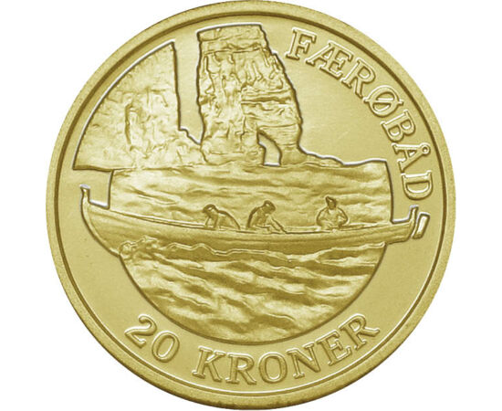  20 coroane, Barca vikingilor, 2009, Danemarca