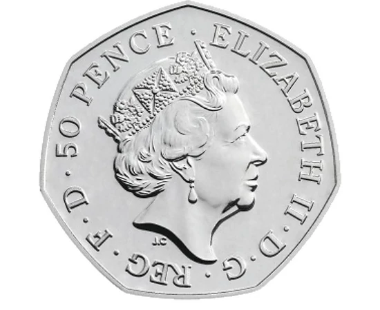  50 pence Oameni inscripţii 2018 Marea Britanie