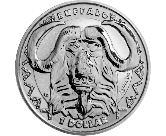 1 dolar, Bivolul african, , argint de 999/1000, 31,1 g, Sierra Leone, 2023