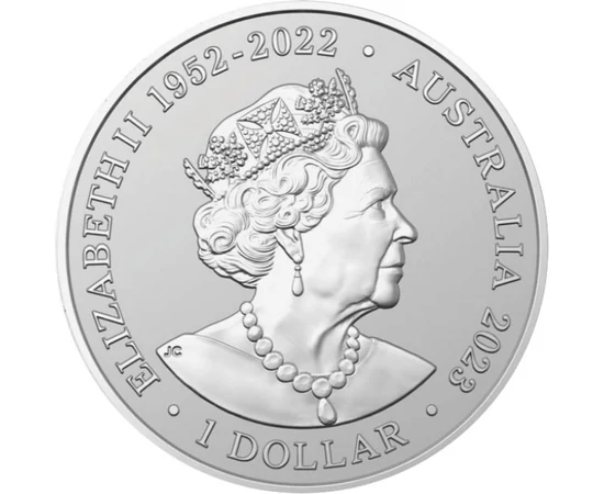 1 dolar Elisabeta a II-a   argint de 999/1000 311 g Australia 2023