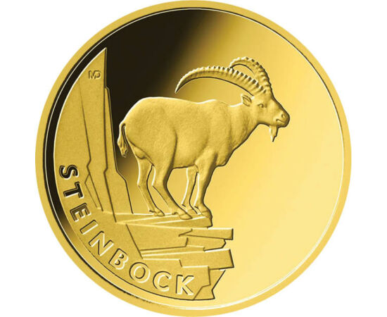20 euro, Ţapul, aur de 999,9/1000, 3,89 g, Germania, 2023
