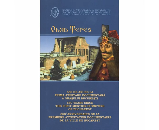  1 leu, Vlad Ţepeş, Buc. 550 ani,2009, România, cert