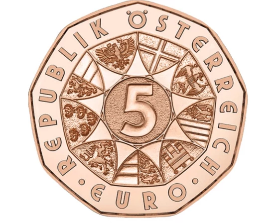 A/ 5 euro Parlement Cu 2022 Austria