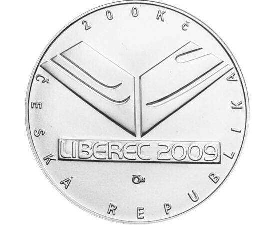  200 coroane,Liberec CE,Ag,2009pp, Cehia