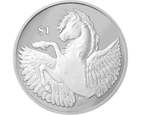 1 dolar, Pegas, , argint de 999/1000, 31,1 g, Insulele Virgine Britanice, 2023
