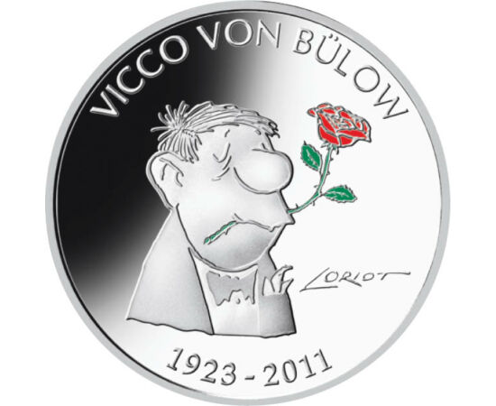20 euro, Vicco von Bülow, , argint de 925/1000, 18 g, Germania, 2023