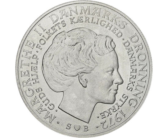  10 coroane, Frederic IX, Ag, Danem., Danemarca