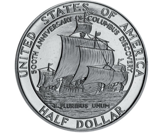  1/2 dolar, Cristofor Columb, 1992, SUA