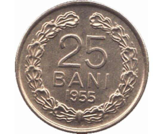 25 bani, România, 1953-55, România