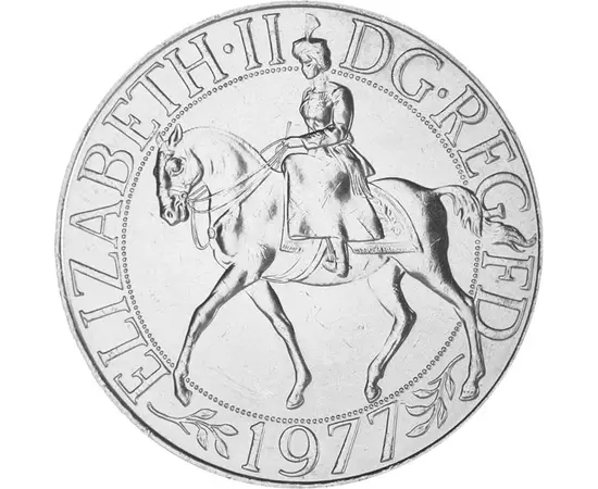  25 penny, Elisabeta a II-a, 1977, Marea Britanie