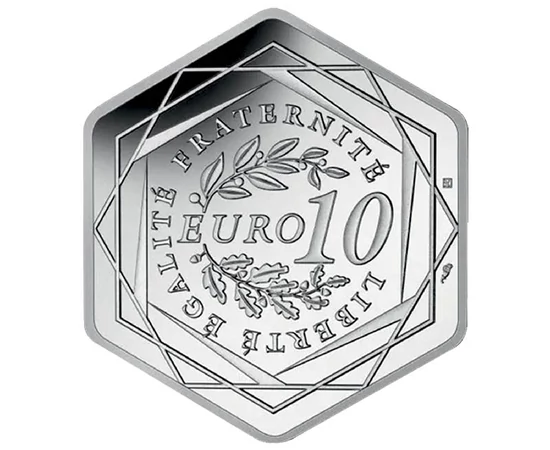 10 euro Coroană  argint de 500/1000 17 g Franţa 2024