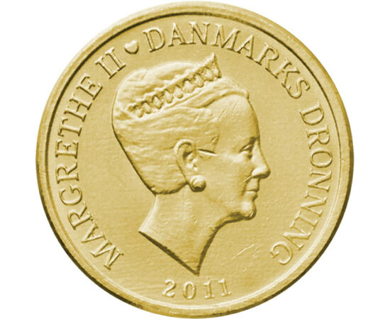 DEN/ 10 coroane, Margareta II, 2011, Danemarca