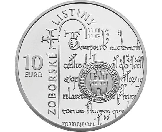  10 euro Zobor Ag bu 2011 Slovacia