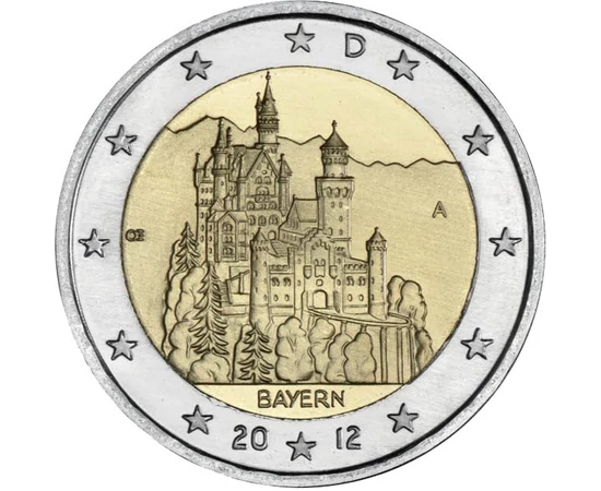 2 euro, Castel din poveşti, 2012, Germania