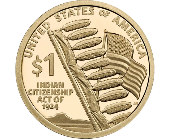 1 dolar, Steagul american, , cupru, nichel, 8,1 g, SUA, 2024