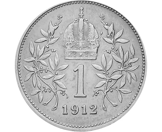  1 coroană, Francisc Josif, 1912-1916, Monarhia Austro-Ungară