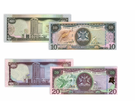 1, 5, 10, 20 dolari, ,  , 0, Trinidad şi Tobago, 2006