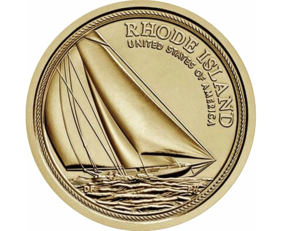 USA/ 1 dolar, Rhode Island, 2022, SUA