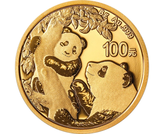 100 yuani, Templul cerului, , aur de 999/1000, 8 g, China, 2021