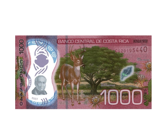 1000 colon, ,  , 0, Costa Rica, 2019