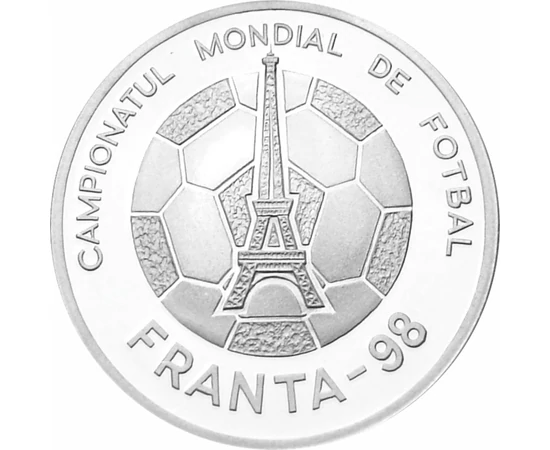  100 lei, CM Fotbal, Franţa, Ag, 1998, România