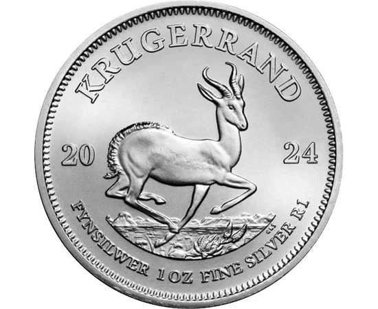 1 rand Portretul lui Paul Kruger argint de 999/1000 311 g Republica Africa de Sud 2024