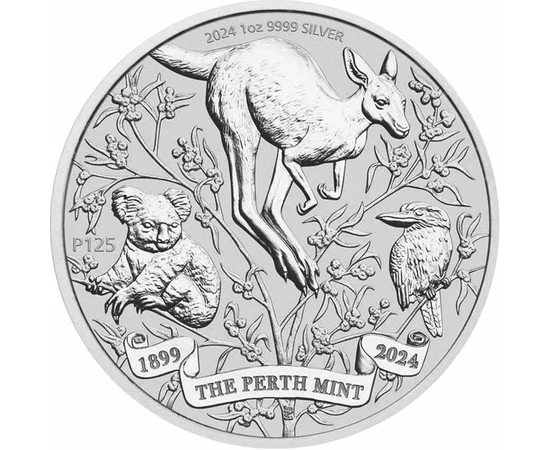 1 dolar, Cangurul, koala, kookaburra, , argint de 999,9/1000, 31,1 g, Australia, 2024