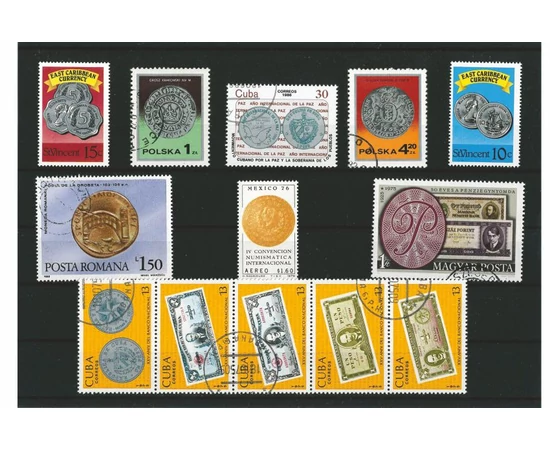 ambalat elegant, , offset, 13 timbre în set, ţara diferă, 