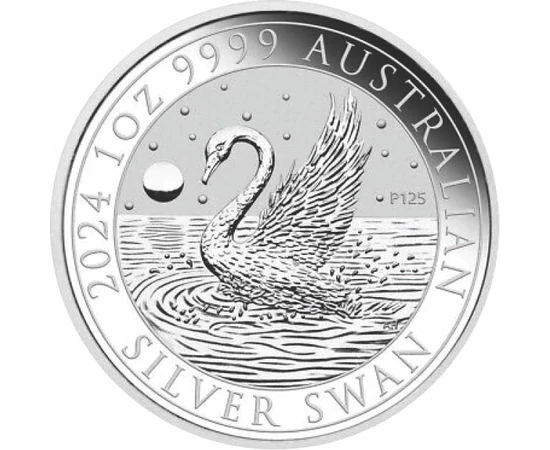 1 dolar, Lebădă, , argint de 999,9/1000, 31,1 g, Australia, 2024
