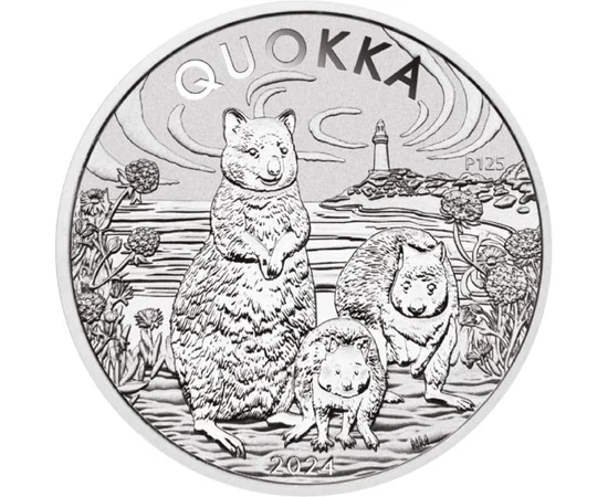 1 dolar, Cangurul cu coadă scurtă, , argint de 999,9/1000, 31,1 g, Australia, 2024