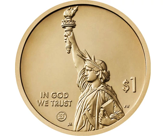 1 dolar Statuia Libertăţii  cupru nichel 81 g SUA 2024