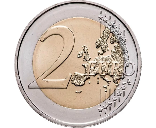 2 euro Harta UE  cupru nichel 85 g Slovacia 2024