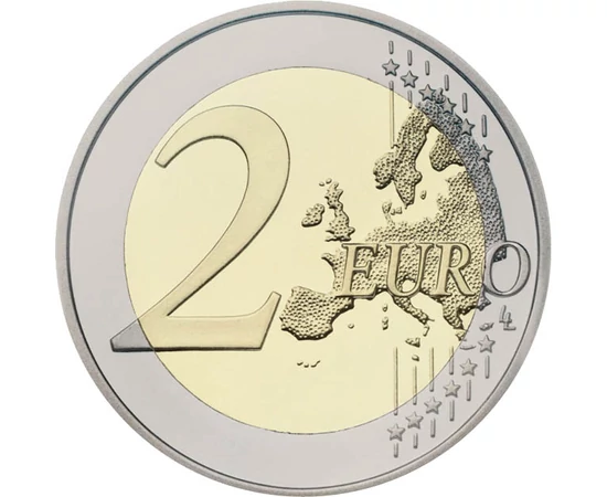 2 euro Harta UE  cupru nichel 85 g Franţa 2024