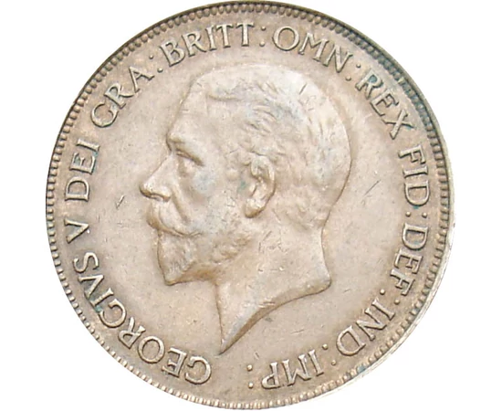 GB/ 1 penny, George al V-lea, 1910-1936, Marea Britanie