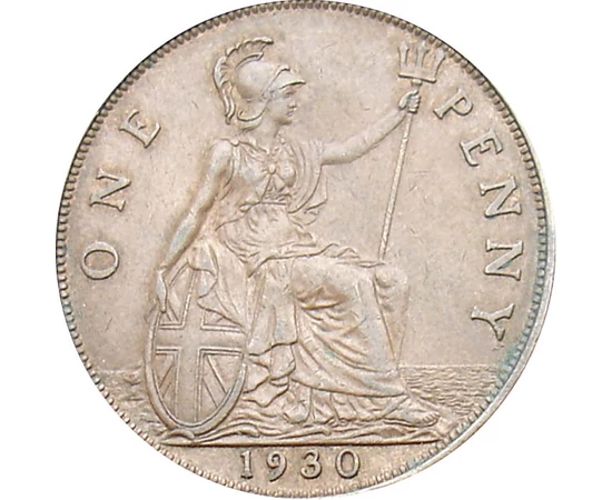 GB/ 1 penny George al V-lea 1910-1936 Marea Britanie