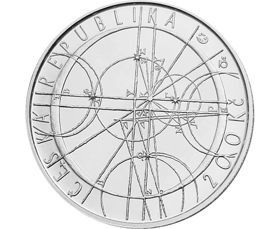  200 coroane,Legile Kepler,Ag,2009pp, Cehia
