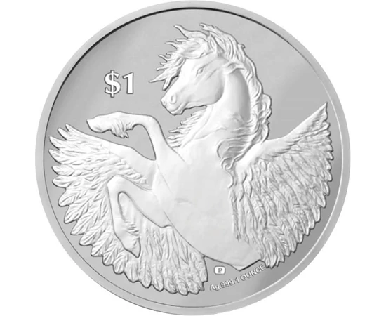 VIR/ 1 dolar, Pegas, 1uAg, 2023, Insulele Virgine Britanice
