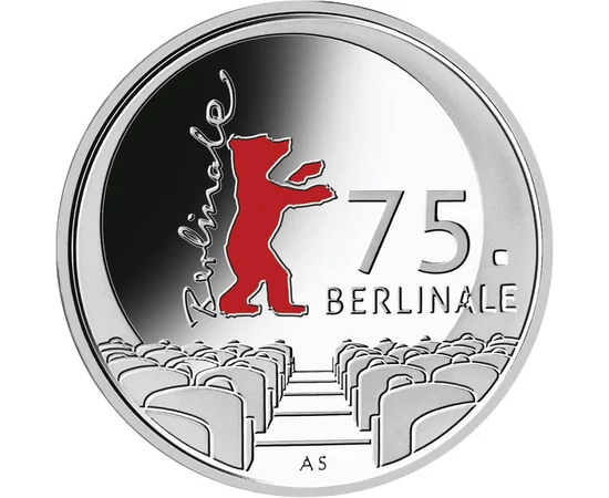 20 euro, Sală de cinema, logo-ul Berlinale, argint de 925/1000, 18 g, Germania, 2025