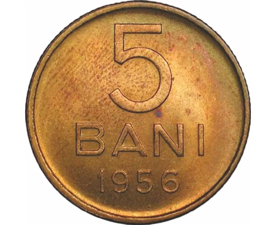  5 bani, România, 1953-1957, România