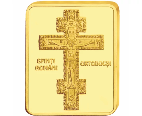 Sfântul Apostol Matia, medalie icoană placată cu aur, România